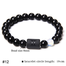 Load image into Gallery viewer, 12 Constellations Creative Fashion Bracelet Adjustable Elastic Rope Beaded Bracelet Jewelry Gift for Men Women
