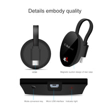 Load image into Gallery viewer, G7 Plus 2.4G/ 5G 4K Wireless WiFi Mirroring Cable HDMI Adapter 1080P Display Dongle for iPhone Xiaomi Huawei Android Phone to TV
