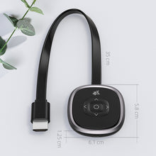 Load image into Gallery viewer, G22 2.4G/5G 4K Miracast Wireless for DLNA AirPlay HD TV Stick Wifi Display TV Dongle Receiver for IOS Android windows
