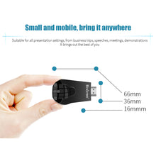 Load image into Gallery viewer, TV Stick K4 Wireless WiFi Display Dongle Receiver 1080P HD Interface AnyCast DLNA Mirroring Airplay Miracast for Smart Phone
