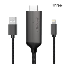 Load image into Gallery viewer, Mobile Phone High-definition Wired Screen Device LD36 Screen Projector For iphone Plug And Play No Delay No Lag
