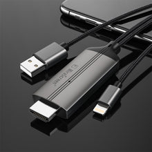 Load image into Gallery viewer, Mobile Phone High-definition Wired Screen Device LD36 Screen Projector For iphone Plug And Play No Delay No Lag
