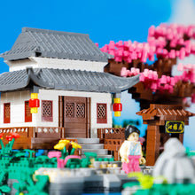 Load image into Gallery viewer, Tree House Diamond Landmark Building Blocks City Streetscape Architecture Waterfall with Light DIY Bricks Toy for Kid Adult Gift
