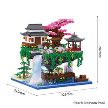 Load image into Gallery viewer, Tree House Diamond Landmark Building Blocks City Streetscape Architecture Waterfall with Light DIY Bricks Toy for Kid Adult Gift
