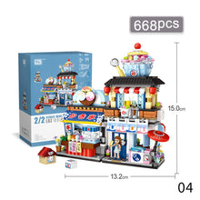 Load image into Gallery viewer, Lzakaya Small Granular Building Blocks Japanese Street View Puzzle Toys Festival Gift DIY Diamond Bricks Toys for Kids Adults Gift
