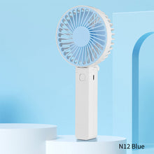 Load image into Gallery viewer, Handheld Mini Fan Portable Desktop USB Charging Fan 3 Speeds Adujustable Summer Cooling Fan for Home Outdoor

