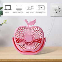 Load image into Gallery viewer, Portable USB Mini Fan Outdoor Desktop Bedroom Office Mute Cable Camping Cooling Fan for PC / Laptop / Notebook
