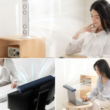 Load image into Gallery viewer, USB Chargeable Screen Hanging Fan Vertical Dual-Use Fan Mini Infinitely Adjustable Wind Chiller Adjustable Angle Office Usb Fan
