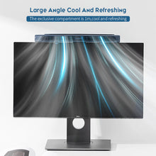 Load image into Gallery viewer, USB Chargeable Screen Hanging Fan Vertical Dual-Use Fan Mini Infinitely Adjustable Wind Chiller Adjustable Angle Office Usb Fan
