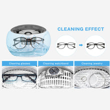 Load image into Gallery viewer, 600ml Ultrasonic Cleaning Machine Wash Cleaner Bath Timer for Jewelry Glasses Manicure Dental Razor Brush Ultrasound Sonic
