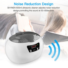 Load image into Gallery viewer, 600ml Ultrasonic Cleaning Machine Wash Cleaner Bath Timer for Jewelry Glasses Manicure Dental Razor Brush Ultrasound Sonic
