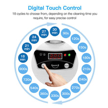 Load image into Gallery viewer, 600ml Ultrasonic Cleaning Machine Wash Cleaner Bath Timer for Jewelry Glasses Manicure Dental Razor Brush Ultrasound Sonic

