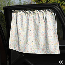Load image into Gallery viewer, Universal Cute Cartoon Bear Car Sun Shade Curtains Car Styling Rear Side Window Windshield Sunshade Protect Window Curtains
