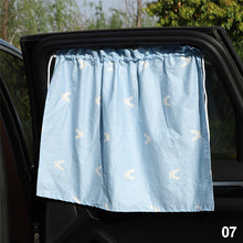 Load image into Gallery viewer, Universal Cute Cartoon Bear Car Sun Shade Curtains Car Styling Rear Side Window Windshield Sunshade Protect Window Curtains

