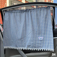 Load image into Gallery viewer, Universal Cute Cartoon Bear Car Sun Shade Curtains Car Styling Rear Side Window Windshield Sunshade Protect Window Curtains
