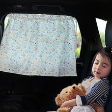 Load image into Gallery viewer, Universal Cute Cartoon Bear Car Sun Shade Curtains Car Styling Rear Side Window Windshield Sunshade Protect Window Curtains
