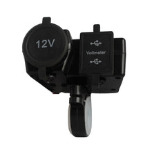 Load image into Gallery viewer, 12V-24V 5V 4.2A Motorcycle Dual USB Cigarette Lighter Socket Power Portable Waterproof Motorbike Charger Accessories
