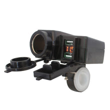 Load image into Gallery viewer, 12V-24V 5V 4.2A Motorcycle Dual USB Cigarette Lighter Socket Power Portable Waterproof Motorbike Charger Accessories
