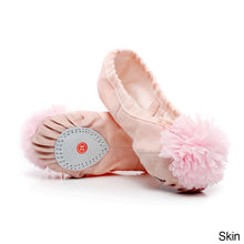Load image into Gallery viewer, Children's Dance Shoes Ballet Shoes Soft Sole Flower Dancing Practice Shoes Cat Claw Shoes
