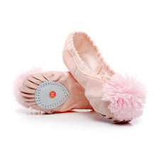 Load image into Gallery viewer, Children's Dance Shoes Ballet Shoes Soft Sole Flower Dancing Practice Shoes Cat Claw Shoes
