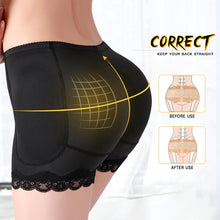 Load image into Gallery viewer, Plus Size S~6XL Big Seamless Hips Padding For Women Padded Panty 4 Pads Removable Butt Lifter Panties Fake Bigger Butt
