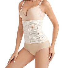 Load image into Gallery viewer, Slimming Girdle Body Shaper For Women Breathable Waist Trainer Underbust Corset With Hook Long Boned Tummy Control Shapewear
