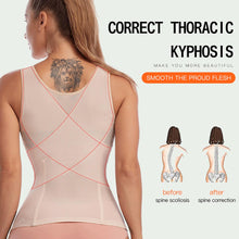 Load image into Gallery viewer, Breathable Underbust Corset Tops Vest With Hook Bone Adjustable Waist Trainer Tummy Control Shapwear Slimming Body Shaper
