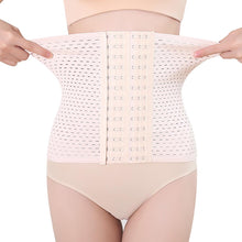 Load image into Gallery viewer, Girdle Belt With Hook Steel Bone Waist Trainer Slimming Corset Women Plus Size Body Shaper For Tummy Control Shapewear
