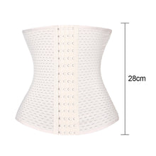 Load image into Gallery viewer, Girdle Belt With Hook Steel Bone Waist Trainer Slimming Corset Women Body Shaper For Tummy Control Shapewear 28cm Width
