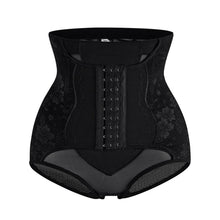 Load image into Gallery viewer, Women High Waisted Double Flat Tummy Control Panty Slim Body Shaper Waist Trainer Shorts Butt Lifter Shapewear Breathable
