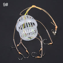 Load image into Gallery viewer, 1PCS Water Monster Bomb Hook Set With 6 Isene Hooks Silver Carp Bighead Fishing Group Outdoor Cage Basket Feeding Frame Fish Bleach Fishing Gear Small Accessories
