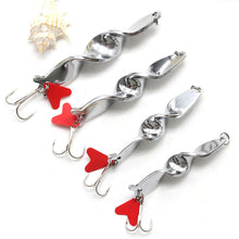 Load image into Gallery viewer, 1PCS Long Throw 360° Rotating Glitter Fishing Hook Metal Road Subbait Suitable For Warping Mouth Bass Mandarin Fish Snakehead Fishing Accessories
