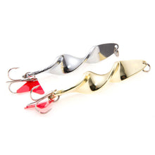 Load image into Gallery viewer, 1PCS Long Throw 360° Rotating Glitter Fishing Hook Metal Road Subbait Suitable For Warping Mouth Bass Mandarin Fish Snakehead Fishing Accessories
