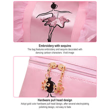 Load image into Gallery viewer, Children's Dance Shoulder Bag Latin Ballet Yoga Sports Bag Lace Style Princess Wind Large Capacity Glitter Handbag Dance Equipment

