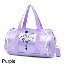 Load image into Gallery viewer, Children's Dance Shoulder Bag Latin Ballet Yoga Sports Bag Lace Style Princess Wind Large Capacity Glitter Handbag Dance Equipment

