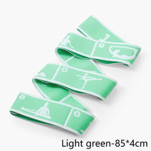 Load image into Gallery viewer, Multifunctional Dance Yoga Pilates Aids With Dance Correction Elastic Band Training Band Segmented Asana Tension Band Back Stretching Resistance Band For Beginners
