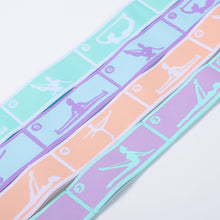 Load image into Gallery viewer, Multifunctional Dance Yoga Pilates Aids With Dance Correction Elastic Band Training Band Segmented Asana Tension Band Back Stretching Resistance Band For Beginners
