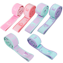 Load image into Gallery viewer, Multifunctional Dance Yoga Pilates Aids With Dance Correction Elastic Band Training Band Segmented Asana Tension Band Back Stretching Resistance Band For Beginners
