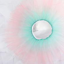 Load image into Gallery viewer, Girl's Fluffy Four-Layer Soft Yarn Short Skirt Gradual Change Elastic Belt Ballerina Half Skirt Training Suit Dance Costume
