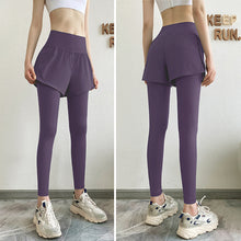 Load image into Gallery viewer, Fake Two-Piece High Waist Buttock Lifting Abdominal Yoga Pants With Pocket Gym Pilates Jogging Sports Training Women's Tight Sweatpants
