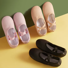 Load image into Gallery viewer, PU Leather Dance Shoes Children's Soft Soled Ballet Shoes Waterproof Breathable Training Shoes Performance Test Dance Equipment
