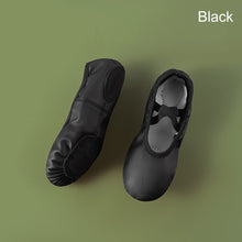 Load image into Gallery viewer, PU Leather Dance Shoes Children's Soft Soled Ballet Shoes Waterproof Breathable Training Shoes Performance Test Dance Equipment

