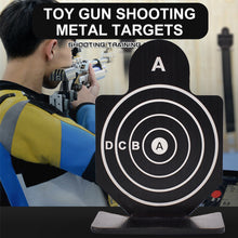 Load image into Gallery viewer, 6PCS Metal Small Steelman Iron Target Tough Warrior Soft Shot Water Gun Toy Gun Shooting Practice Alloy Figure Target
