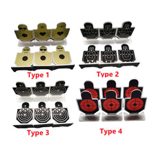 Load image into Gallery viewer, 6PCS Metal Small Steelman Iron Target Tough Warrior Soft Shot Water Gun Toy Gun Shooting Practice Alloy Figure Target
