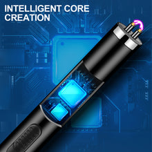 Load image into Gallery viewer, USB Rechargeable Kitchen Lighter Metal Windproof Dual Arc Plasma Lighter Candle Gas Stove Cooking Ignition Electric Lighter
