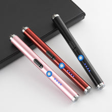 Load image into Gallery viewer, USB Rechargeable Kitchen Lighter Metal Windproof Dual Arc Plasma Lighter Candle Gas Stove Cooking Ignition Electric Lighter

