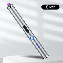 Load image into Gallery viewer, USB Rechargeable Kitchen Lighter Metal Windproof Dual Arc Plasma Lighter Candle Gas Stove Cooking Ignition Electric Lighter
