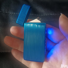 Load image into Gallery viewer, USB Rechargeable Lighter Men Electric Lighter Plasma Dual ARC Windproof Flameless Lighter For Gift Touch Sensor Lighter
