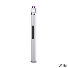 Load image into Gallery viewer, USB Rechargeable Candle Kitchen Gas Stove Ignition Mini Power Display Electric Pulse Flameless Arc Lighter
