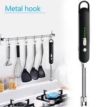 Load image into Gallery viewer, 360° USB Electric Rechargeable Kitchen Long Lighter Suitable for Stove Ignition Windproof LED Plasma Arc Flameless Lighter
